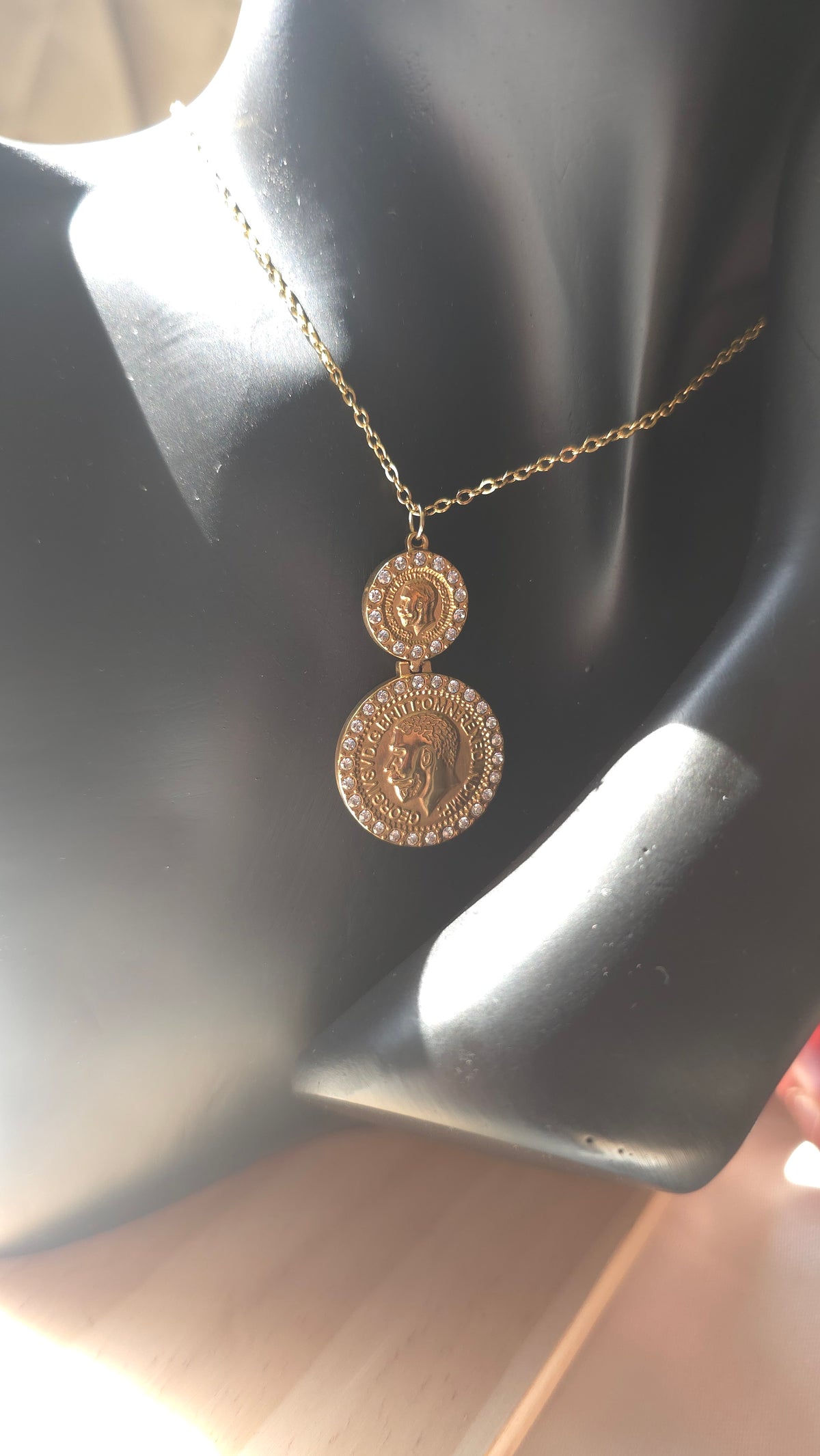 Due Coin Necklace